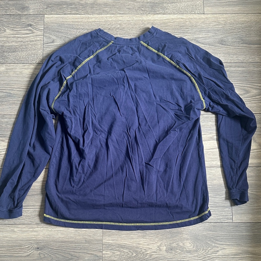 Pro Edge Blue and Yellow Michigan Wolverines Long Sleeve Shirt - Picture 6 of 6